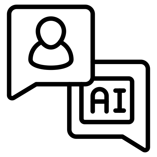 AI Chatbot Consultation Icon